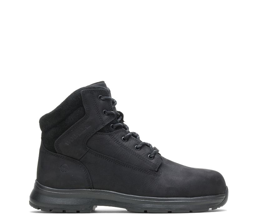 Bottes de Travail Wolverine Logan ESD Steel Toe 6" Homme - Noir (NYU162853)